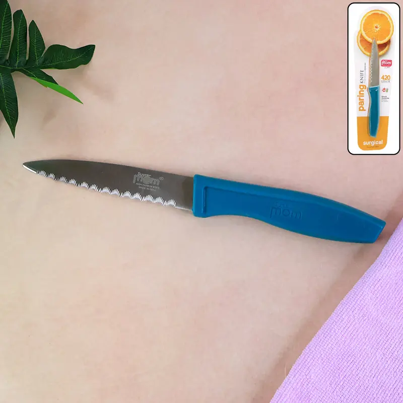 Supermom Compact Stainless Steel Paring Knife – Chhari Design (1 Piece) 1