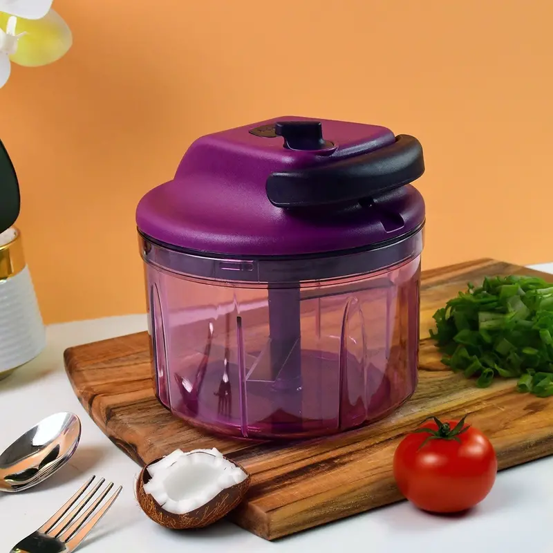 Supermom German-Engineered Manual Vegetable Chopper – 1000Ml Capacity, High-Efficiency 1