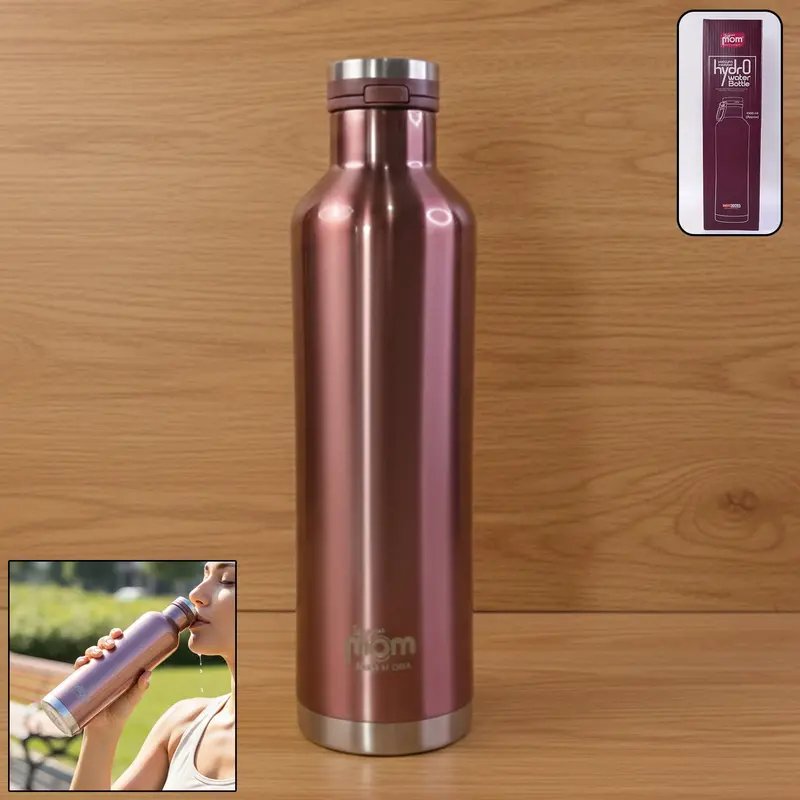 Supermom Large-Capacity 1000Ml Vacuum-Insulated Stainless Steel Water Bottle 1