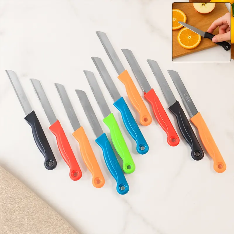 Supermom Laser-Sharp Stainless Steel Kitchen Knife Set (10 Pcs) 1