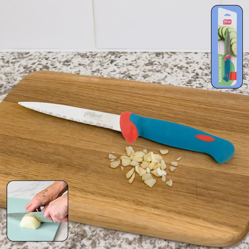 Supermom Precision Stainless Steel Paring Knife – Chhari Design (1 Piece) 1