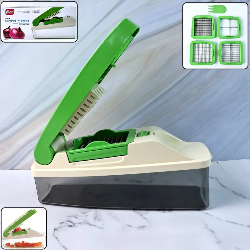 Supermom Quick Nicer Dicer – Multi-Function Vegetable & Fruit Chopping Tool 1