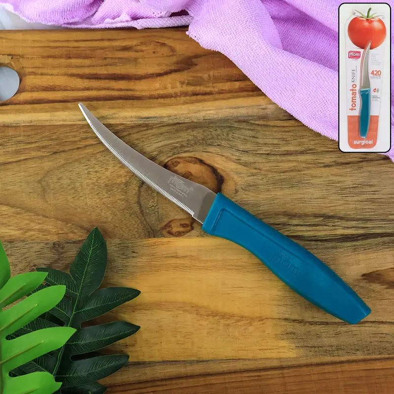 Supermom Tomato-Specific Stainless Steel Knife – Chhari Style (1 Piece) 1