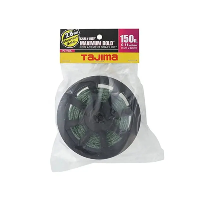 Tajima Chalk-Rite Maximum Bold Braided Line – 2.8Mm, 150 Ft 1