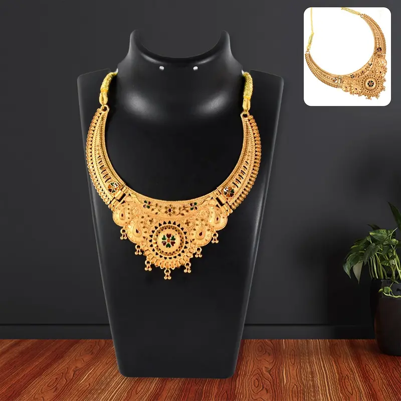 Timeless Gold-Plated Necklace Set With Classic Appeal 1