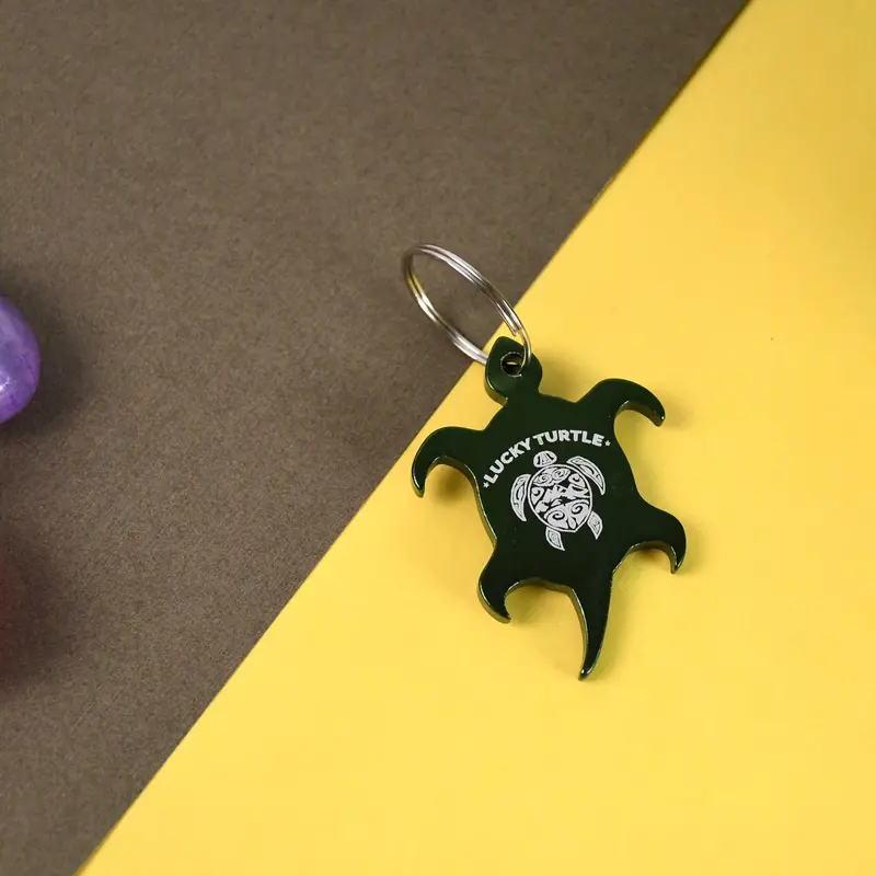 Tortoise-Shaped Metal Keychain – Lightweight And Rust-Resistant 1