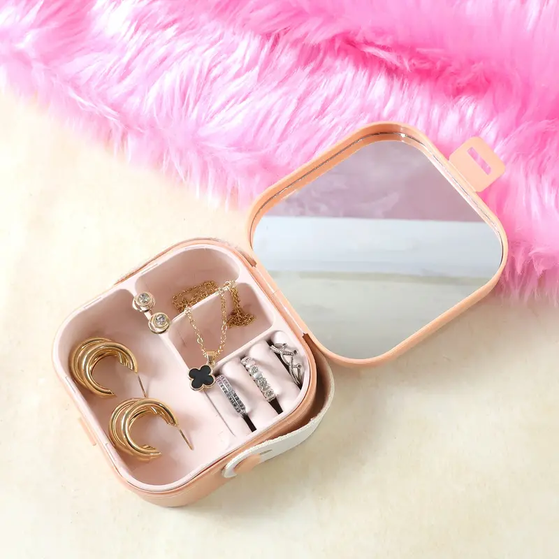 Travel-Sized Jewelry Storage Box – Lightweight, Organized Carry Case For Accessories 1
