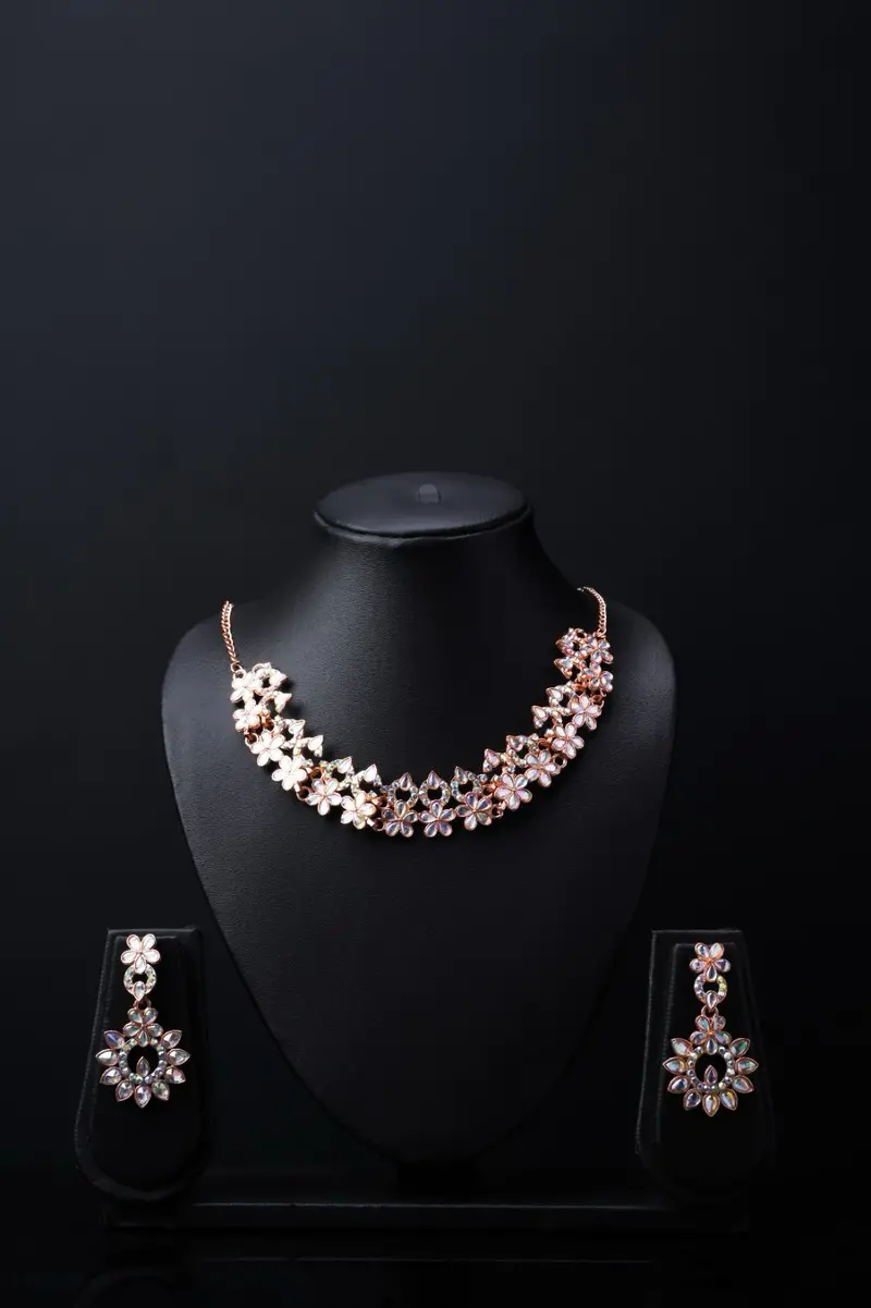Trendy Designer Earring And Necklace Set For Women 1