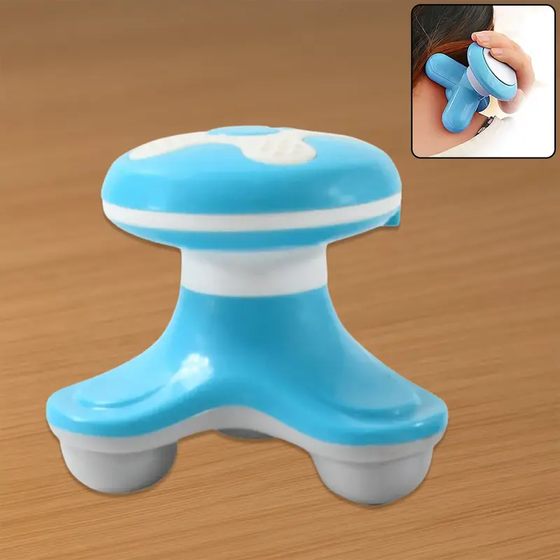 Triangle-Shaped Usb Mini Massager – Multi-Mode Pocket-Sized Relief Device (1 Unit, Batteries Not Included) 1