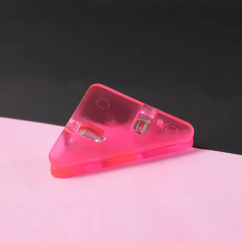 Triangular Paper Corner Clips – Small-Duty Document & Craft Fasteners (Single Unit) 1