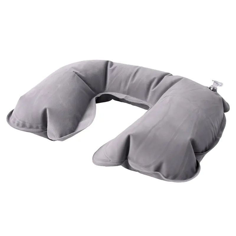 U-Shaped Inflatable Travel Pillow – Compact, Foldable Air Cushion For Neck Support 1