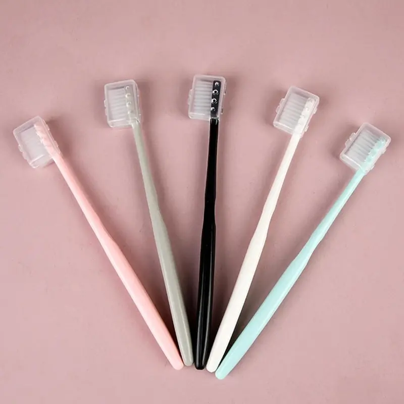 Ultra-Soft Bristle Toothbrush Set – 10-Piece Gentle Oral Care Kit With Protective Covers 1