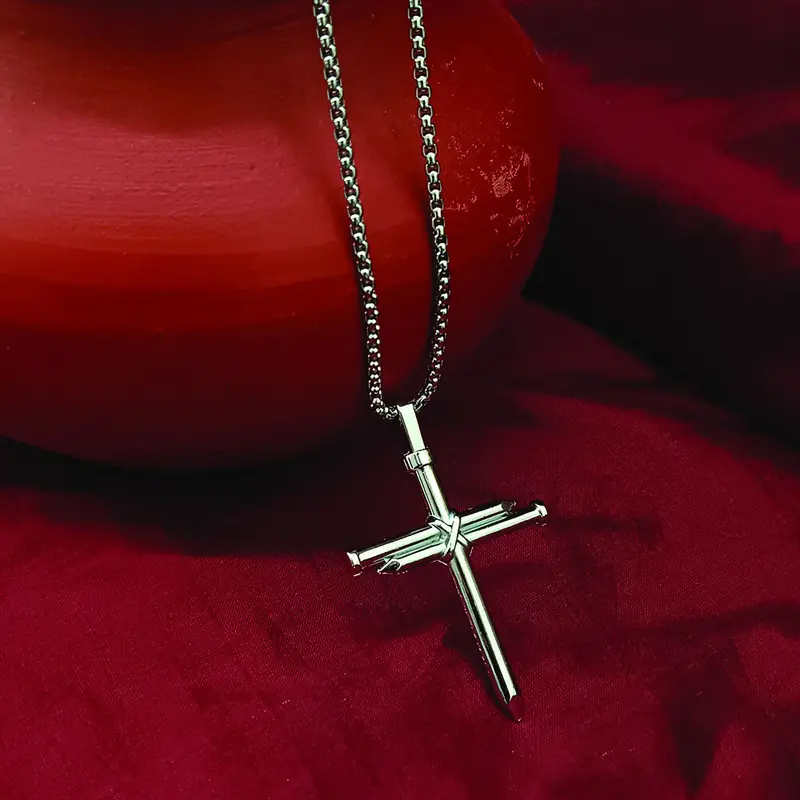 Unisex Cross Pendant Necklace – Versatile Religious Jewelry For All Genders 1