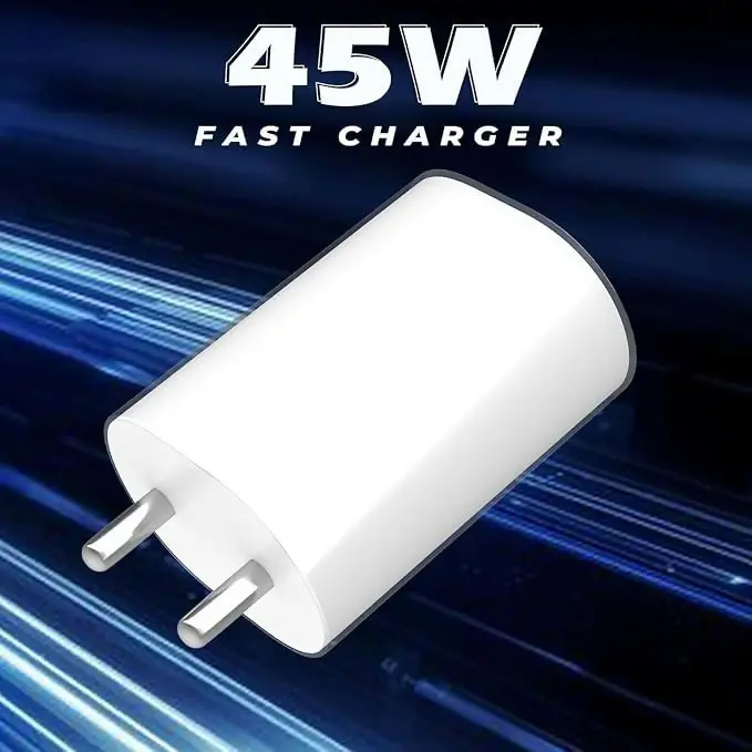 Uniteq 45W Compact Gan Charger – Usb-C Pd For Phones & Laptops (White) 1