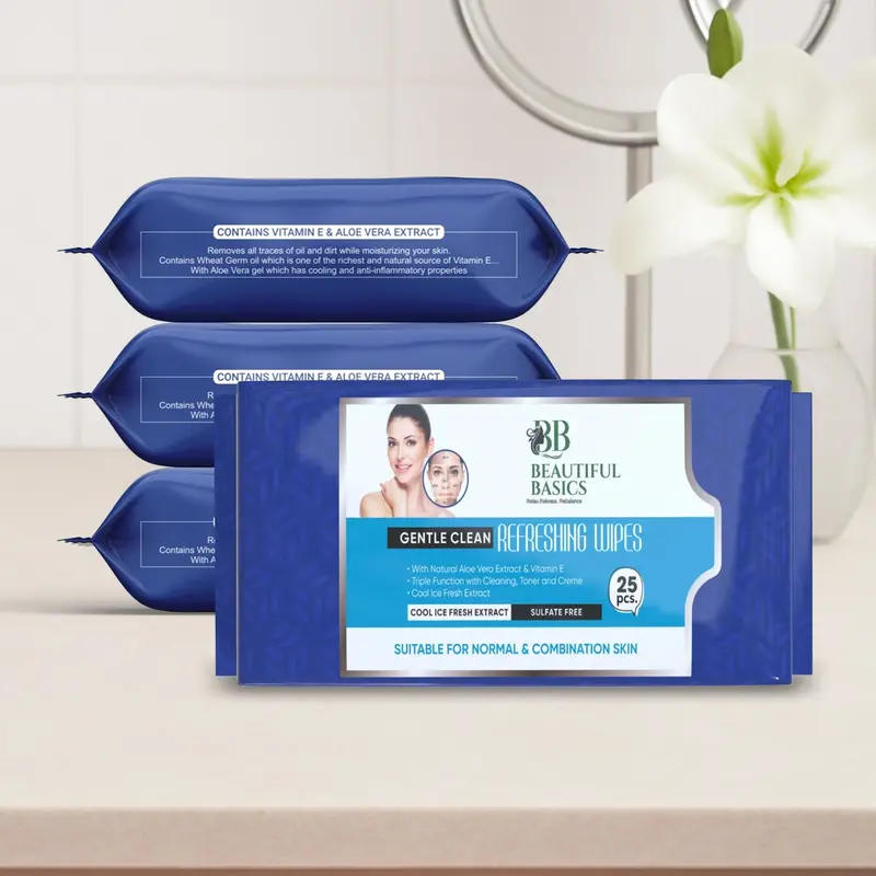 Universal Facial Wipes For All Skin Types – 400 Count (4×100) 1