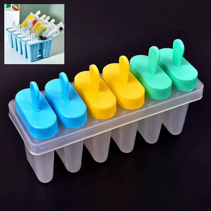Upgraded Ice Pop Mold Set – Flexible Silicone Candy Makers For Homemade Frozen Treats, Smoothies, And Juices 1