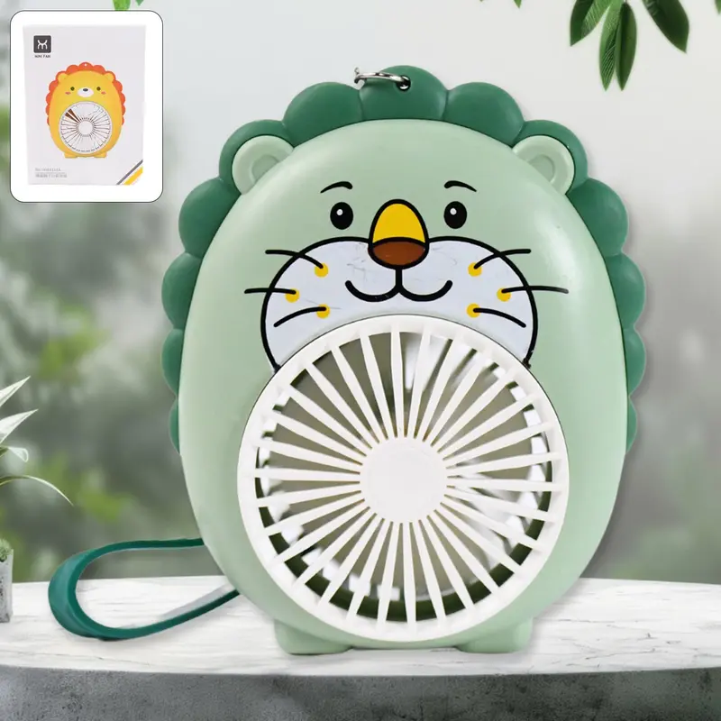 Usb-Powered Handheld Fan – Cartoon-Style Portable Cooling Fan For Desk Or Outdoors 1
