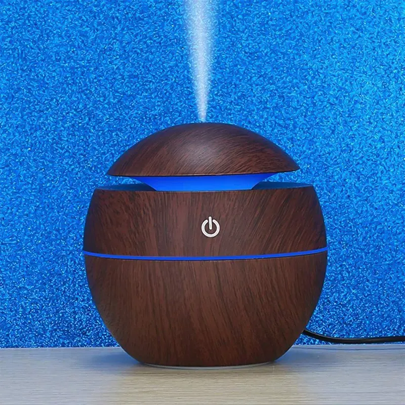 Usb-Powered Ultrasonic Aromatherapy Humidifier – Compact 130 Ml Desktop Model 1