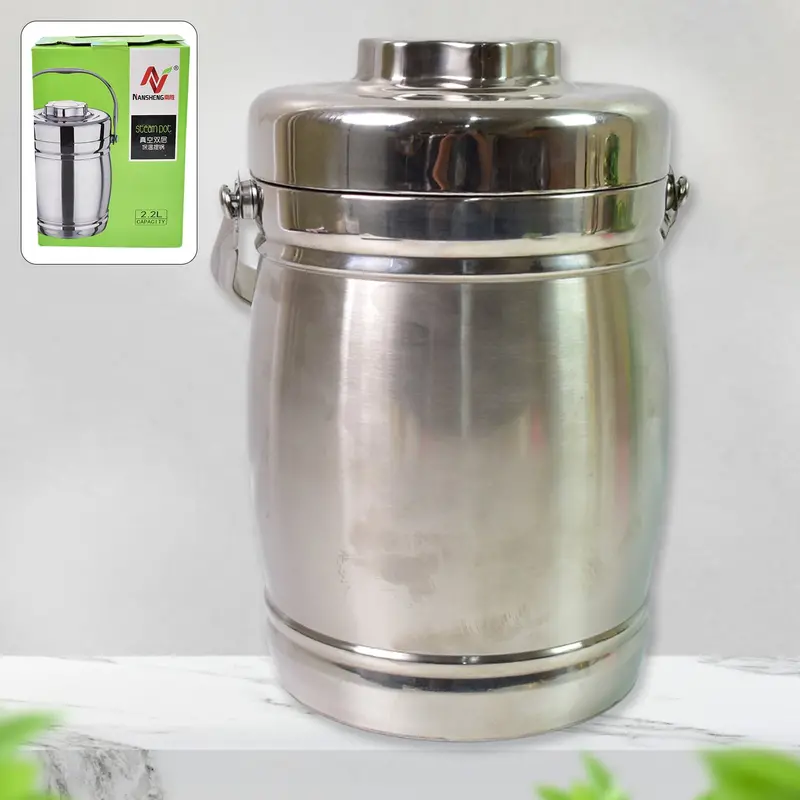 Vacuum-Insulated Stainless Steel Lunch Box – 2.2-Liter Double-Wall Container 1