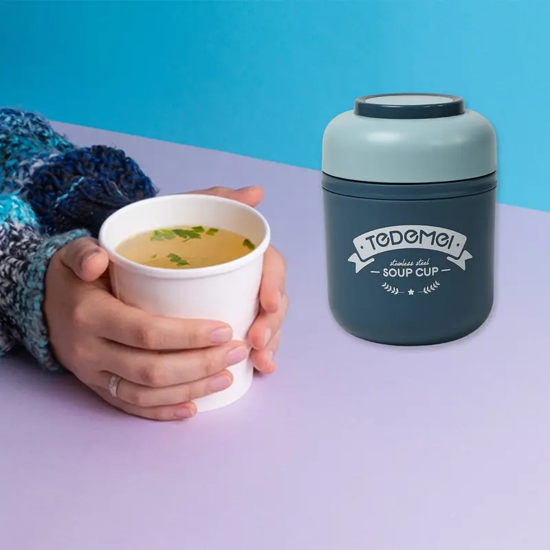 Vacuum-Insulated Stainless Steel Soup Cup – 550Ml Thermal Tumbler For Home & Office 1