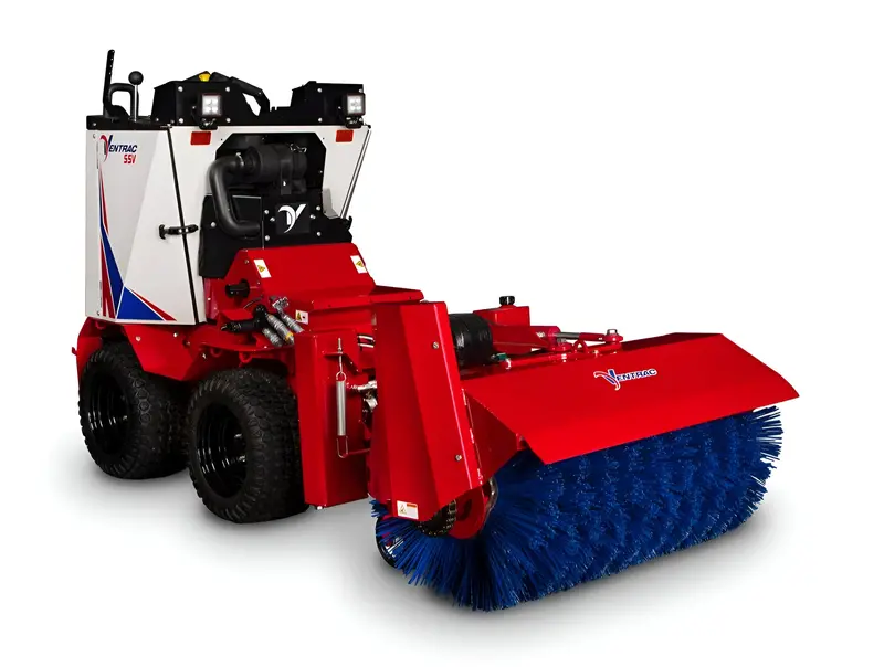 Ventrac Nj380 Rotating Snow Broom Attachment 1