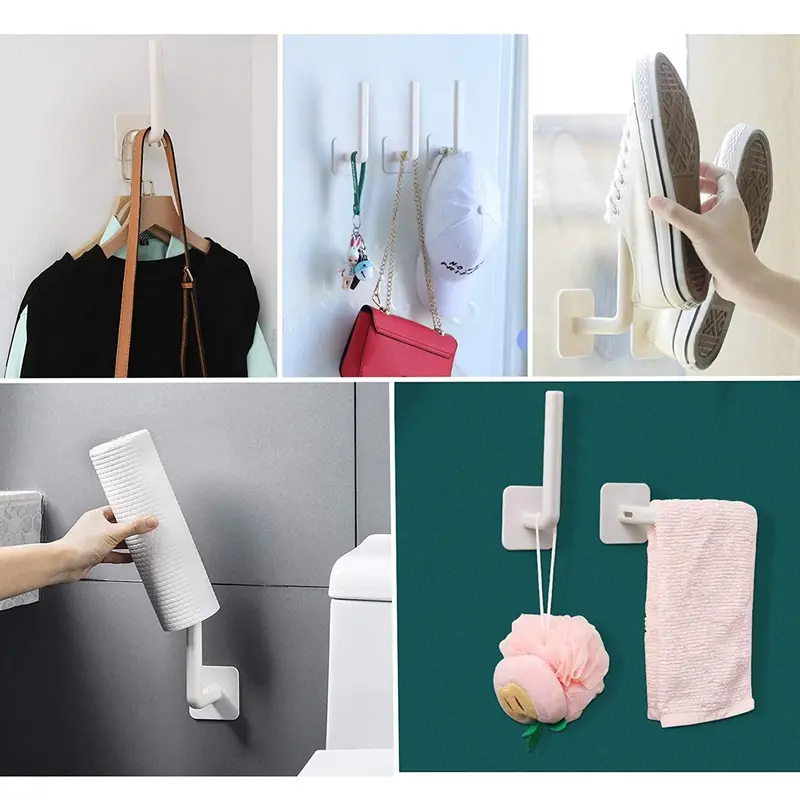 Versatile Adhesive Wall Rack For Kitchen And Bathroom Use 1