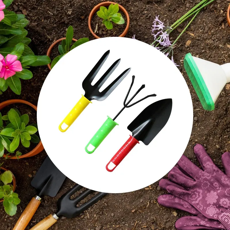 Vibrant 3-Piece Garden Tool Set For Beginners And Enthusiasts 1