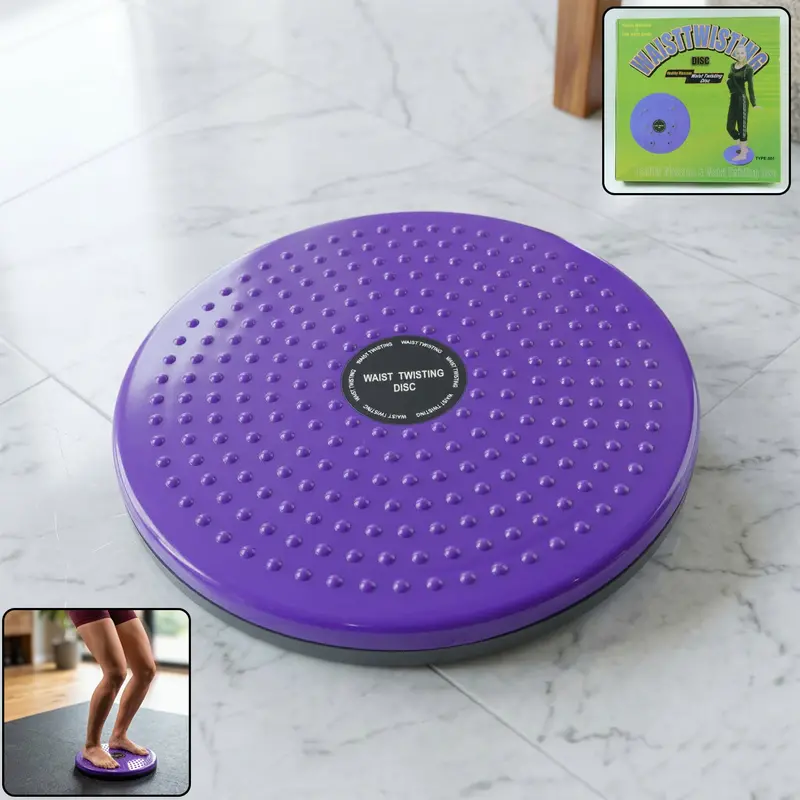 Waist Twisting Disc With Built-In Massage Nodes – Core Exercise Tool (1 Piece) 1