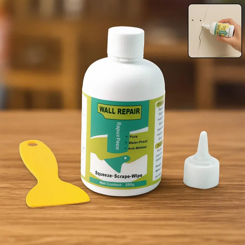 Wall Crack Repair Kit With Applicator Scraper – Ready-To-Use Repair Set 1