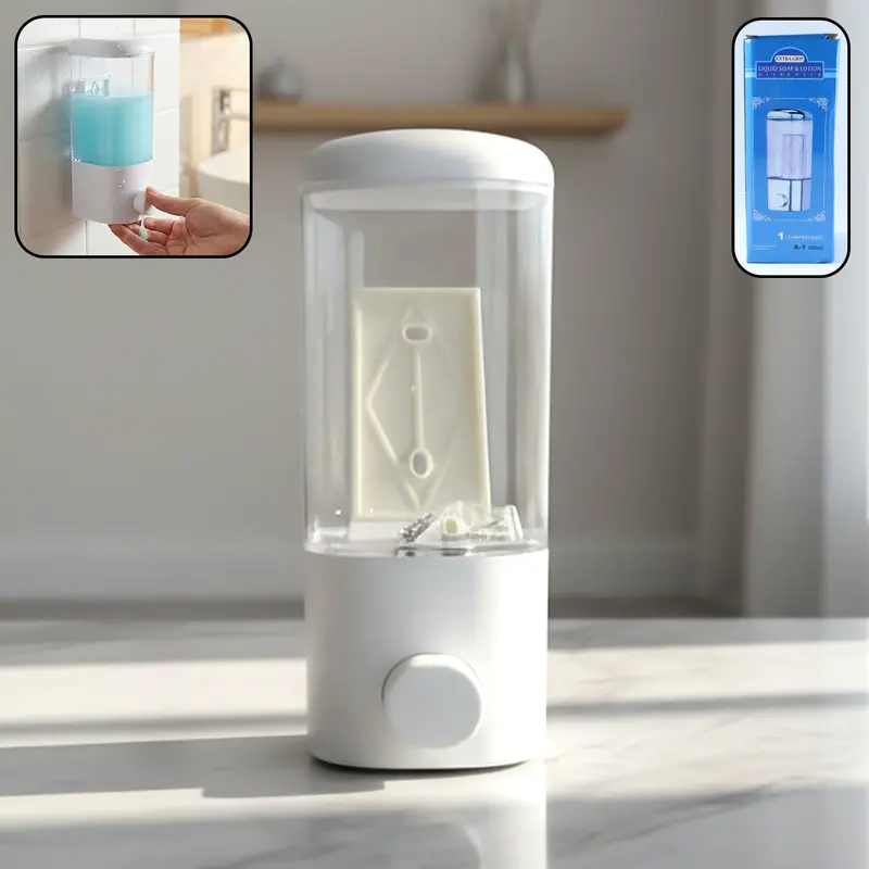Wall-Mount Liquid Soap Dispenser – 500Ml Hands-Free Hand Wash Station 1