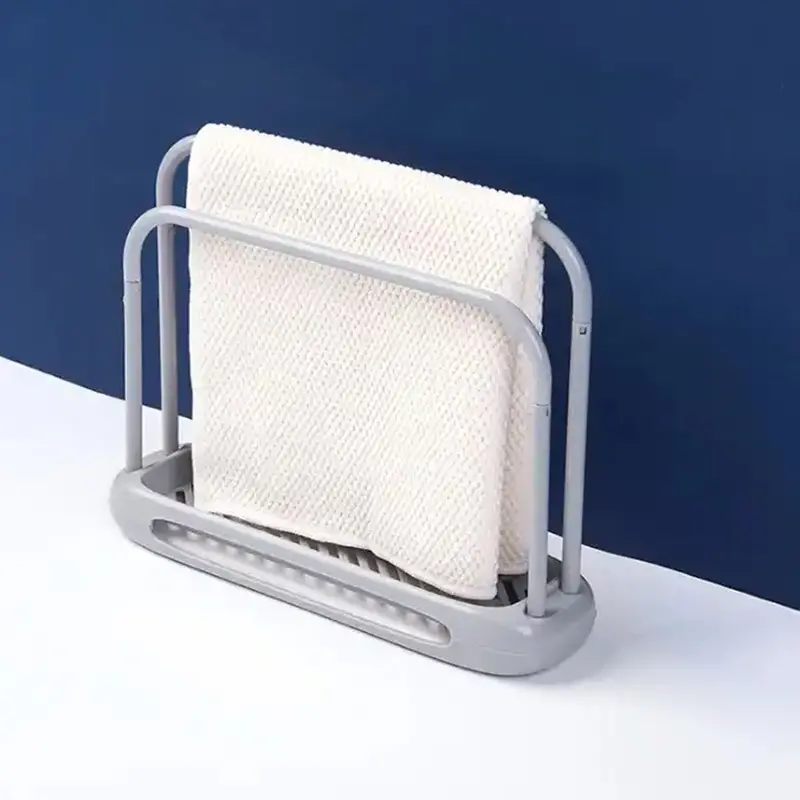 Wall-Mounted Kitchen Towel Rack & Cloth Organizer (1 Piece) 1