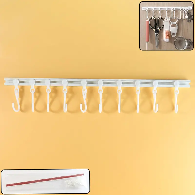 Wall-Mounted Modular Kitchen Storage Rack – Expandable Organizing System 1