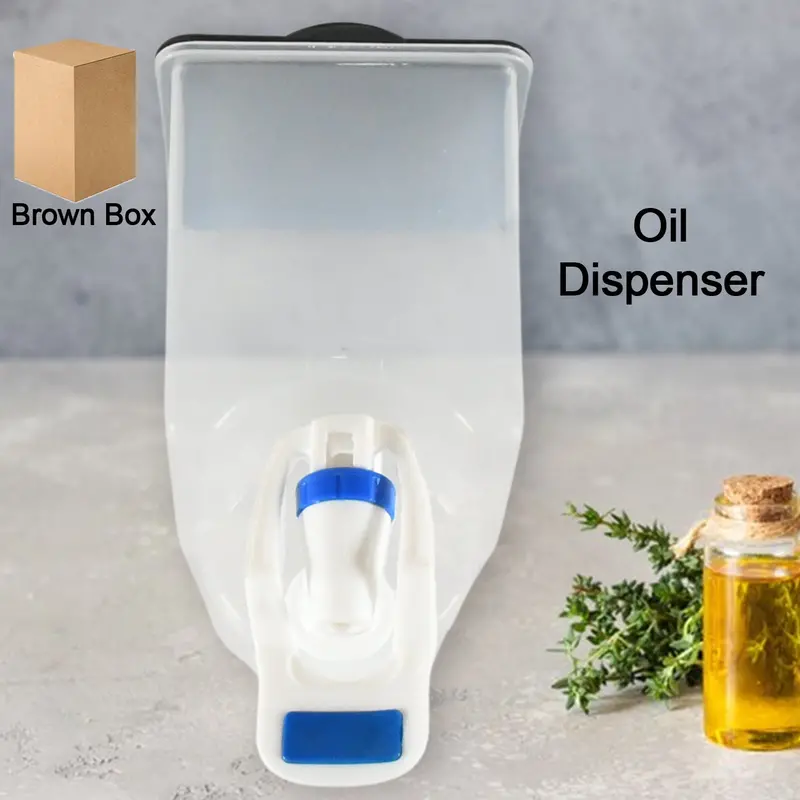 Wall-Mounted Oil Dispenser Bottle – 1100Ml Stainless Steel Container 1