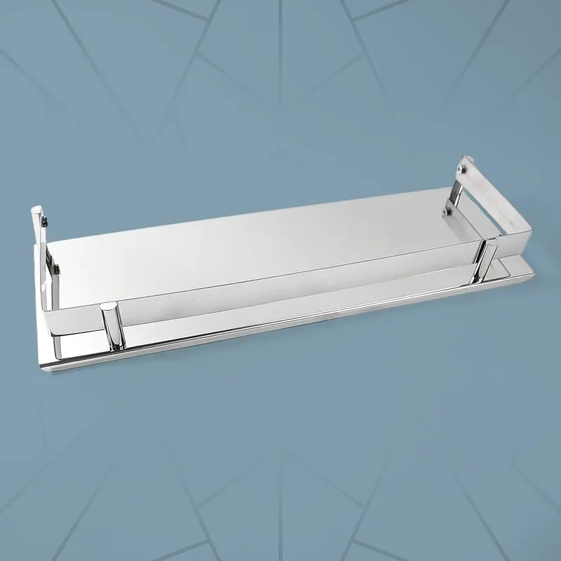 Wall-Mounted Stainless Steel Washroom Cabinet – Slim Single-Tier Design 1