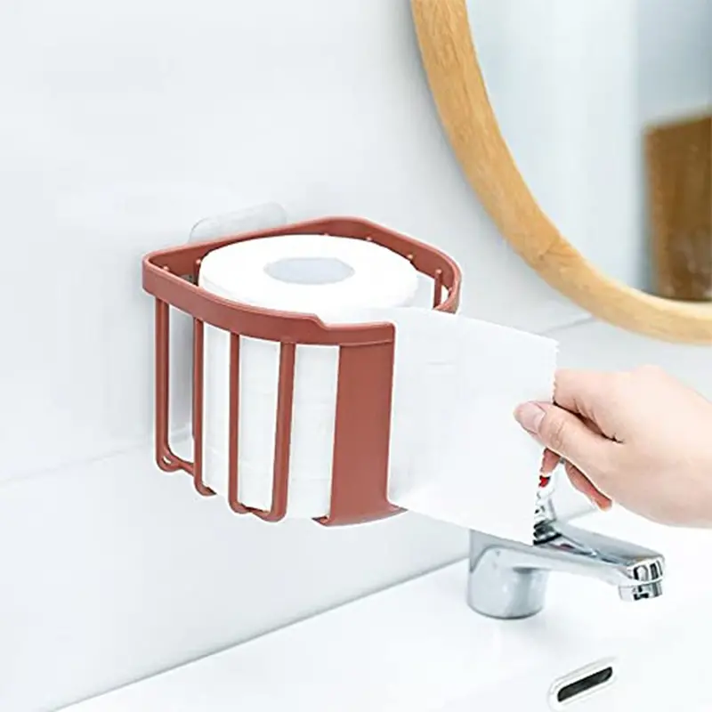 Wall-Mounted Toilet Paper Holder – Rust-Resistant Roll Hanger For Bathroom Or Kitchen 1