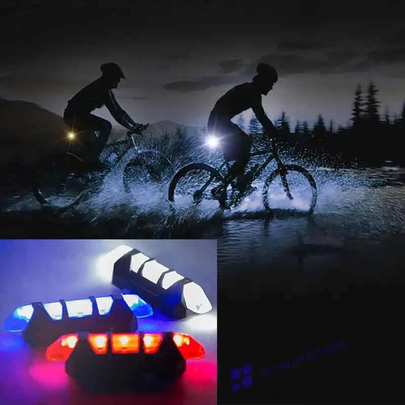 Waterproof Rechargeable Led Bicycle Front Light – Blue Beam 1