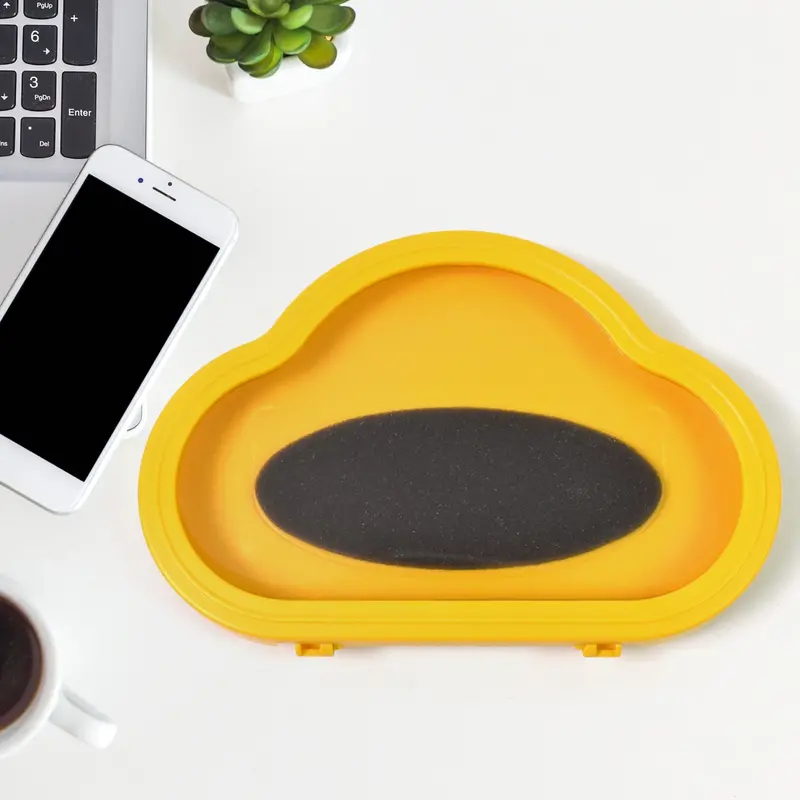Waterproof Smartphone Stand – Adjustable Yellow Mobile Holder For Desk Or Travel (1 Piece) 1