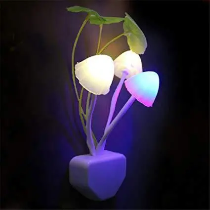 Whimsical Mushroom-Shaped Night Light – Color-Changing Led Bedside Lamp 1