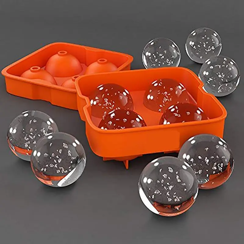 Whiskey-Specific Ice Ball Tray – Bpa-Free Plastic Sphere Mold For Bars & Home 1