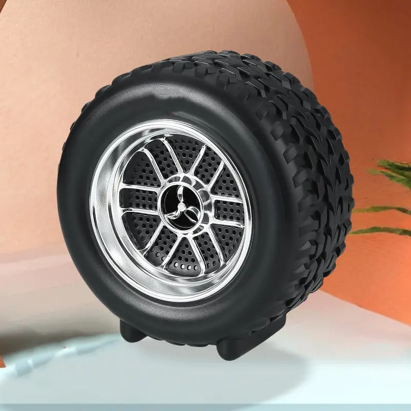 Wireless Bluetooth Speaker – Portable Tire-Shaped Audio Device (1 Pc) 1