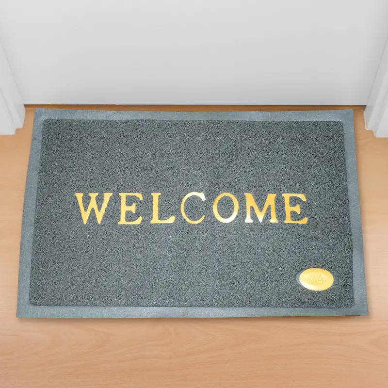 Woven Welcome Doormat – Indoor/Outdoor Entry Mat (23" X 15") 1