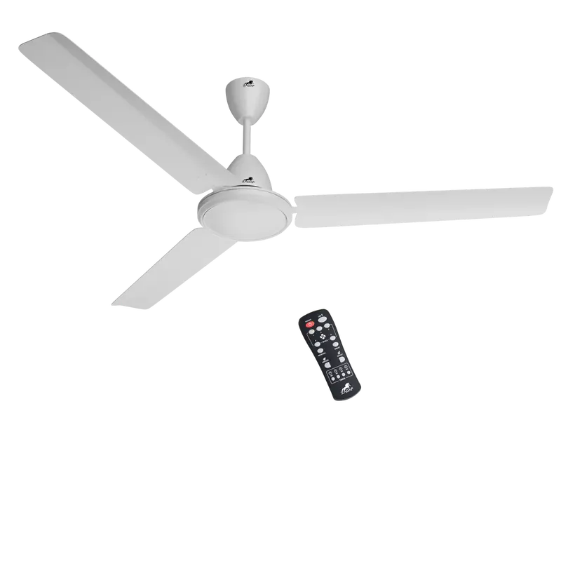 Zadap Casa-Pro 1200Mm Bldc Ceiling Fan – Sleek White Finish, 28W Low Power, 390 Rpm, Includes Remote 1