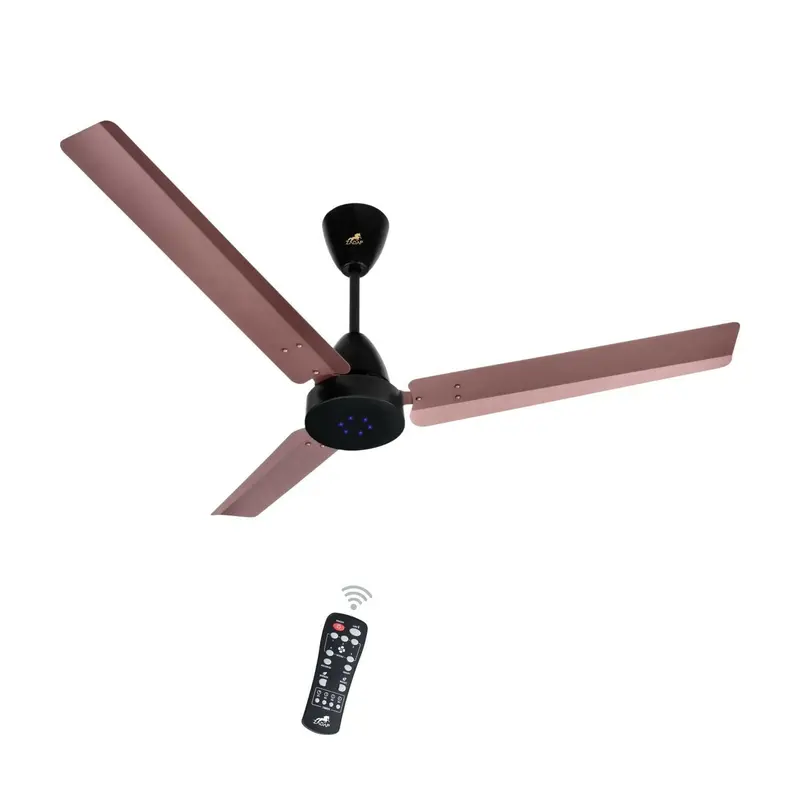 Zadap Strom 900Mm Bldc Ceiling Fan With Remote – Red Copper Finish 1