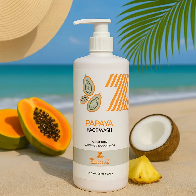 Zequz Papaya Face Wash (250 Ml) 1