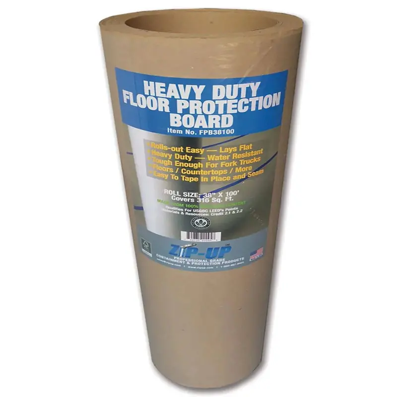Zip-Up Floor Protection Board For Temporary Surface Coverage 1