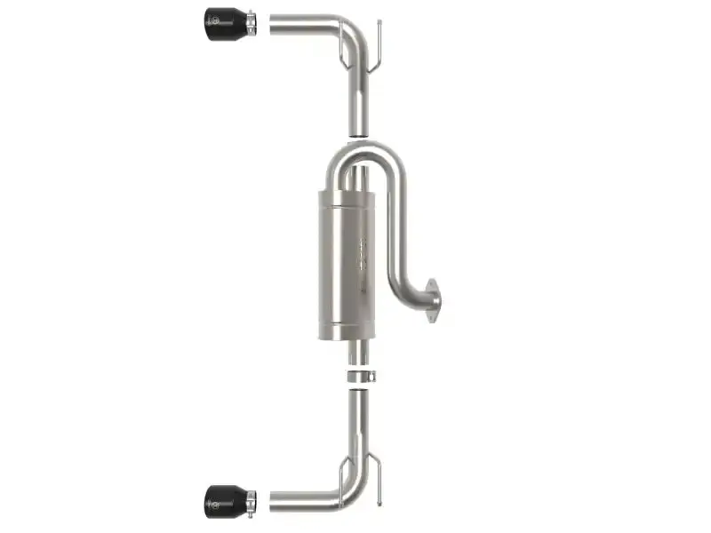 Afe Power 49-37023-B Takeda Axle-Back Exhaust System For 2019–2022 Mazda 3 (2.5L L4) – 3-Inch Inlet To 2.5-Inch Tip, 304 Stainless Steel With Black Finish 1