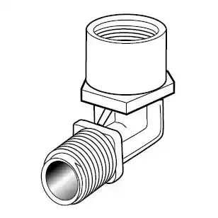 Aria Water Fitting – Universal Compression Or Push-To-Connect Connector 1