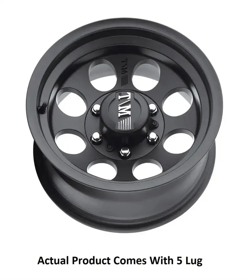 Cls Iii Alloy Wheel – 17X9 Inches, 5X5 Inch Bolt Pattern, 4.5-Inch Backspace, Gloss Black 1