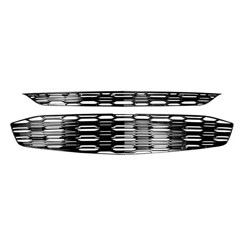 Coast To Coast Gi144Blk Two-Piece Gloss Black Abs Mesh Grille Overlay For Select Vehicles 1