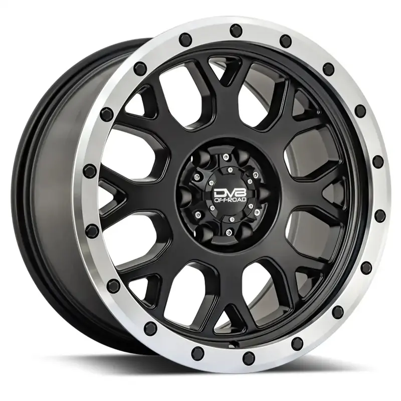Dv8 Offroad Sim Beadlock Wheel – 17X9, Matte Black, 6X120 Bolt Pattern, +20 Offset (Model 887B-7906920) 1